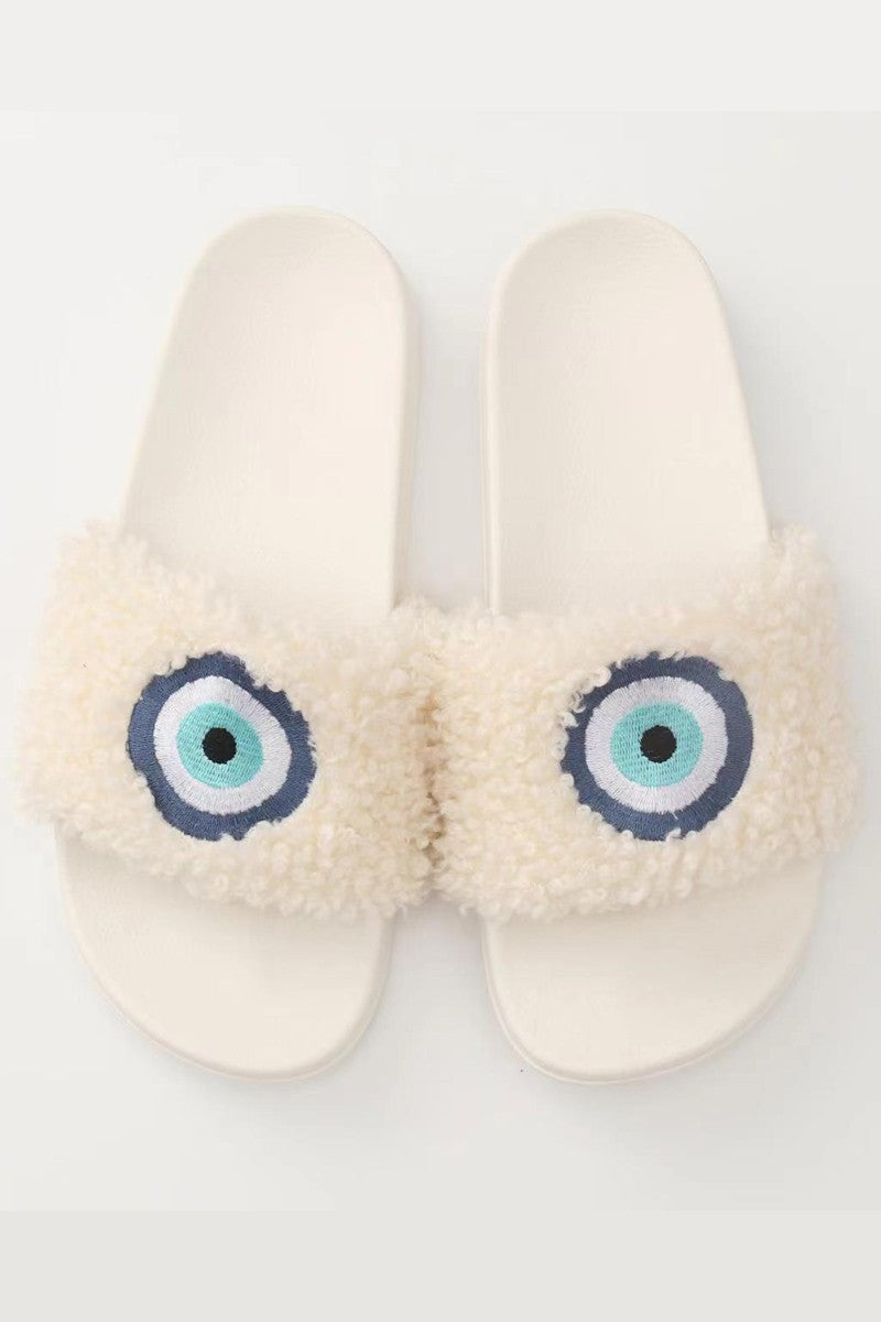 Novelty Sherpa Slides Miss Sparkling